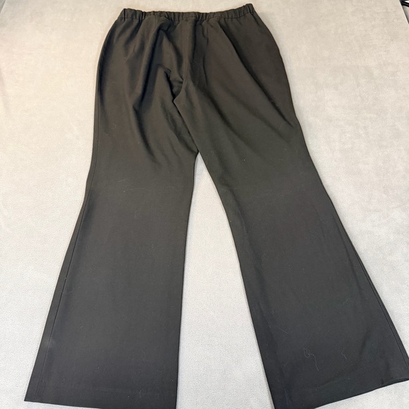 Talbots Heritage Women's Black Dress Pants-Flat Front/Elastic Back- Size 14W - Picture 6 of 8